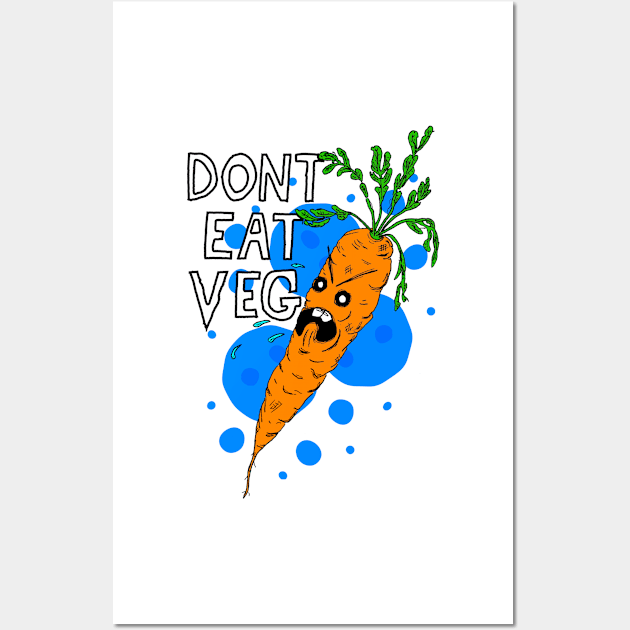 One Angry Carrot Wall Art by MacSquiddles